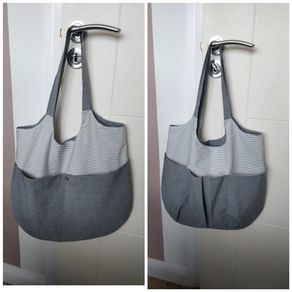 Brand new handmade fabric handbag