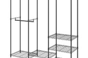 Heavy Duty Clothes Rack Coat Rack 362 kg Loadable Freestanding Clothes Rack 174x180x45 cm 3 Clothes Rails Multifunctional 8-Layer for Bedroom, Laundry Room, Dressing Room
