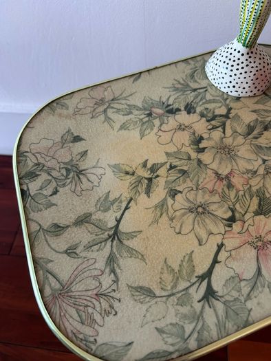 Vintage retro lamp/side table
