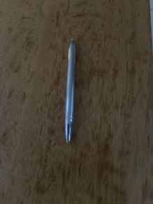 Water man miniature polished chrome pen