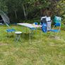 QUECHUA  6-person, 3-bedroom inflatable camping tent, Air Seconds 6.3, Fresh & Black Image 4