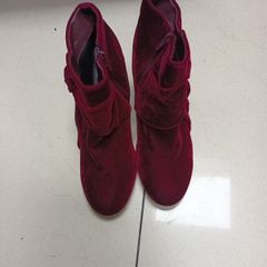 Dorothy  Perkins Velvet  Ankle  Boots.    S. 7.  NEW.