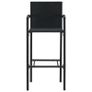 5 Piece Garden Bar Set Poly Rattan Black Image 7
