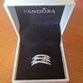 Pandora Braided Crystal Ring Size 56 Image 3