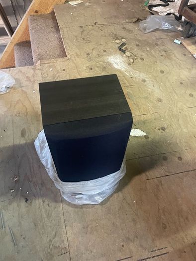 aiwa 3 way front speakers in black new