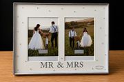 Mr and Mrs wedding frame