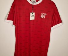 Red SikSilk Basketball Shirt Dress