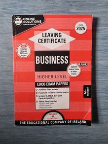 Edco Exam papers Leaving Cert Business Higher level 2025