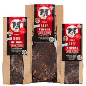 Milord Beef Slices - Natural Dried Dog Chews 80g