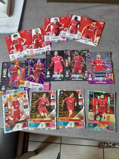 Liverpool FC - Selection of Football Cards - Topps / Panini XL