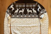 Gorgeous Mens Zipped Christmas Jumper Size L Brand New with tags