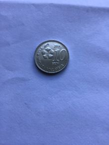 2010 Malaysia coin 10 Sen