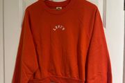 Levi's Women's Crew Sweatshirt in Burnt Orange - size medium