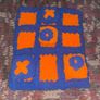 Chunky Knit Tic Tac Toe Game | Sensory Play Mat, Kids Gift | Handmade Soft Play Image 2