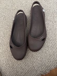 Crocs Olivia Slingback Ballet Flats - Brown- Size 6