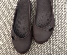 Crocs Olivia Slingback Ballet Flats - Brown- Size 6