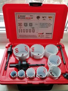 BRAND NEW Bi-Metal Hole Saw Kit,13pcs Hole Saw Cobalt Drill Hole Cutter Set with Mandrels for Soft Metal Sheet,Wood,Drywall,Aluminum