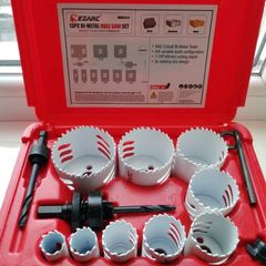 BRAND NEW Bi-Metal Hole Saw Kit,13pcs Hole Saw Cobalt Drill Hole Cutter Set with Mandrels for Soft Metal Sheet,Wood,Drywall,Aluminum