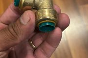 15mm Tectite Push-Fit Equal 90 Elbow DZR Brass