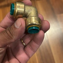 15mm Tectite Push-Fit Equal 90 Elbow DZR Brass