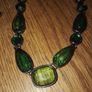 Emerald Green Necklace And Bracelet Image 4