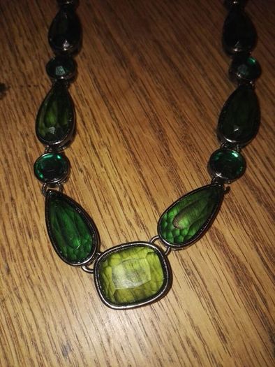Emerald Green Necklace And Bracelet