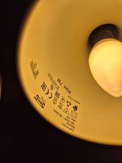 Ikea black Wall Lamp / Clamp Lamp spotlight x2
