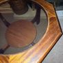 Mid Century Octagonal Coffee Table with Glass Top Image 5
