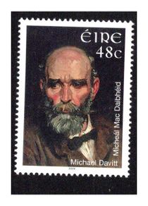 2006 Ireland Death Centenary of Michel Davitt Commemorative Stamp Mint Never Hinged (MNH)