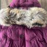 Burberry Faux Fur Trim Hooded Puffer Jacket Excellent Condition Image 3