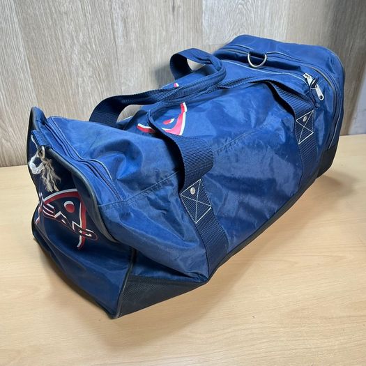 HEAD Large Blue Sports Duffel Bag - Vintage Retro Sports Gym