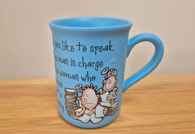 Funny Angels at Heart Stoneware Mug