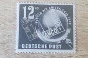 East Germany 1949 "Stamp Day" 12+3 Pfennig Stamp unused - free standard postage