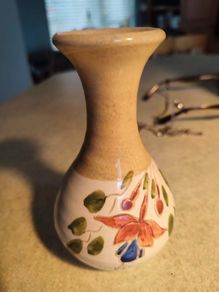 Rare find  Vintage 1990s Handmade Rob O Neill Bunratty Ireland Pottery Bud Vase