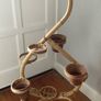 Vintage Retro Free Standing Bamboo Plant Stand Image 7