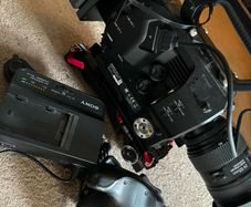 Sony FS7 Mark 1 with Hawk Wood V Lock Battery Adapter XQD Cards and Card Reader