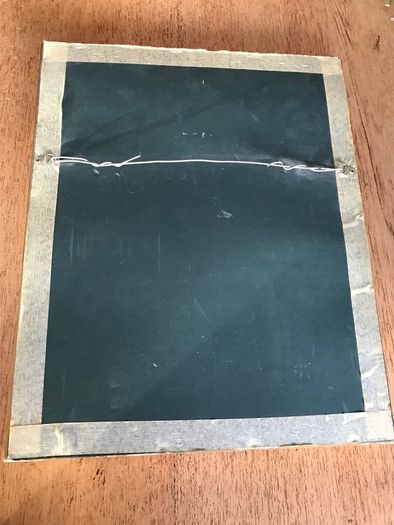 Framed Glass Painting of an Angel