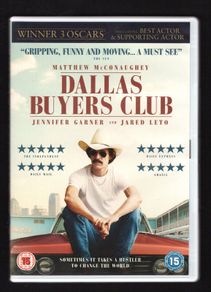 Dallas Buyers Club DVD Movie. Staring Matthew McConaughey,  Jennifer Garner and Jared Leto