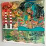 Large Original Art Poolbeg Chimneys Dublin Art Original Painting Irish Art Irish Artist contemporize Image 3