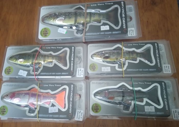 Savage gear 4d Line Thru Trout 15cm & 20cm
