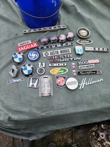 car badges etc(toyota wheel caps sold )