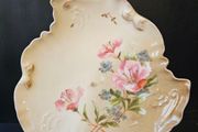 Antique 1900' Carlsbad, Austria  Hand Painted Porcelain Tray