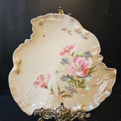 Antique 1900' Carlsbad, Austria  Hand Painted Porcelain Tray