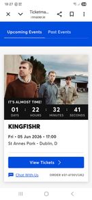 Kingfisher tickets for sale