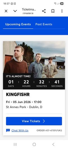 Kingfisher tickets for sale