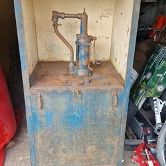vintage munster simms oil pump cabinit