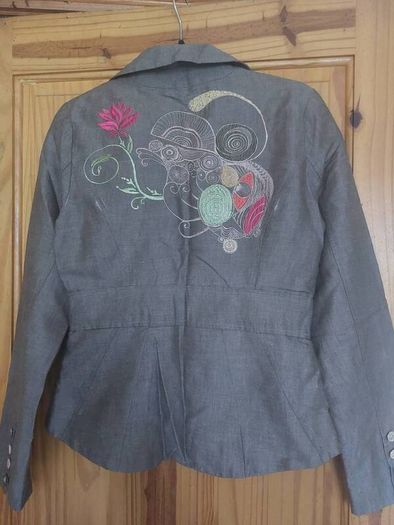 St Martins linen cotton blend jacket (free post)
