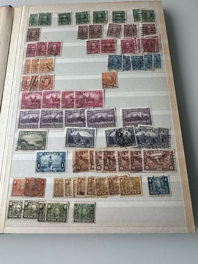 CANADA collection in stamp album