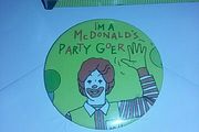 McDonalds badge fast food