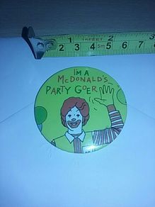 McDonalds badge fast food